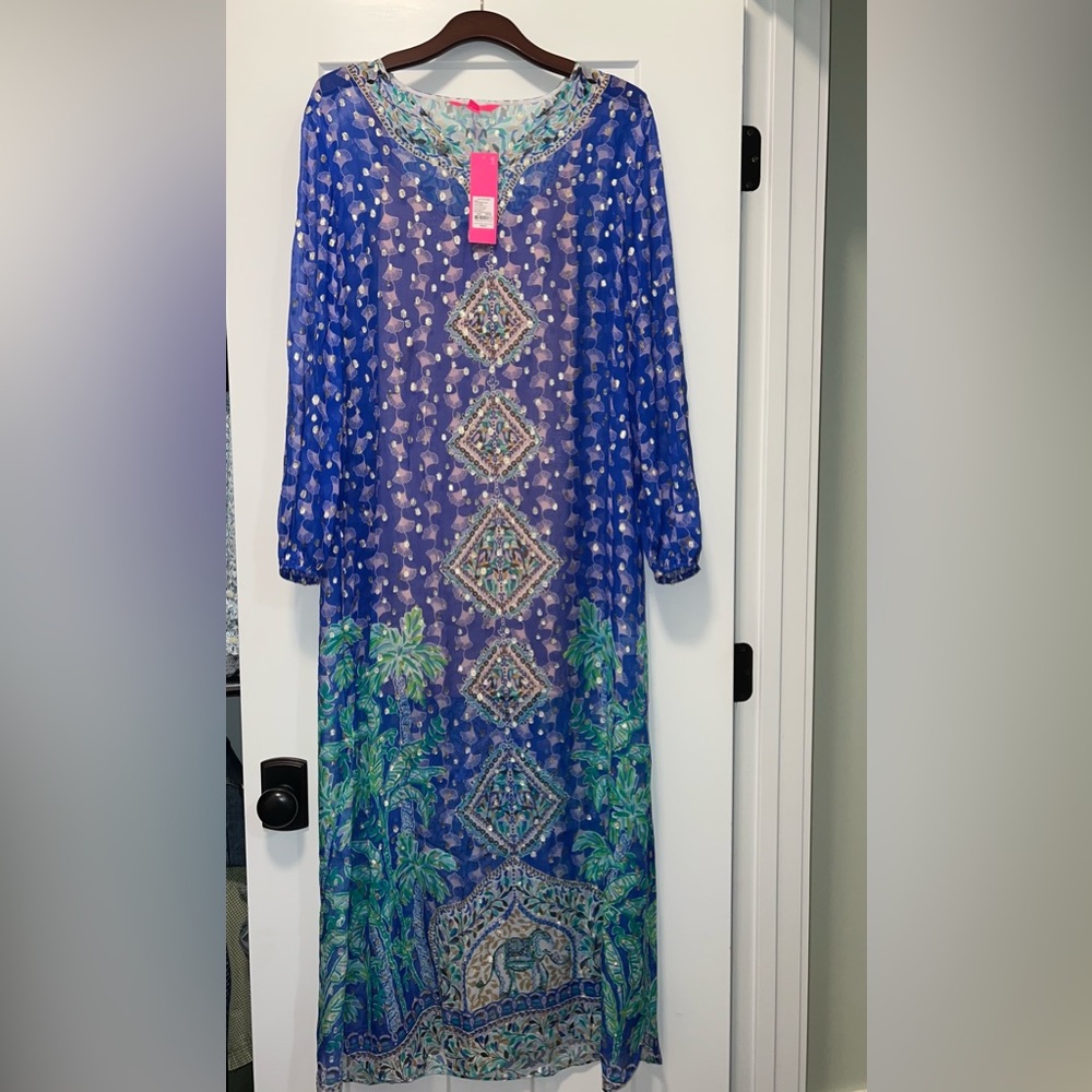 Jupiter Silk Maxi Caftan